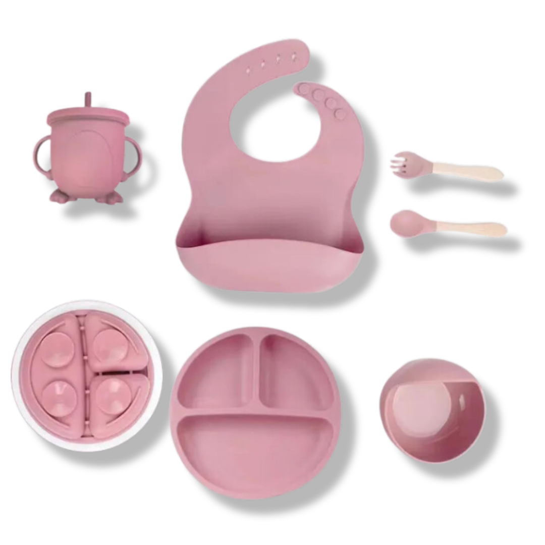 6 PCS Baby Meal Set - Silicone