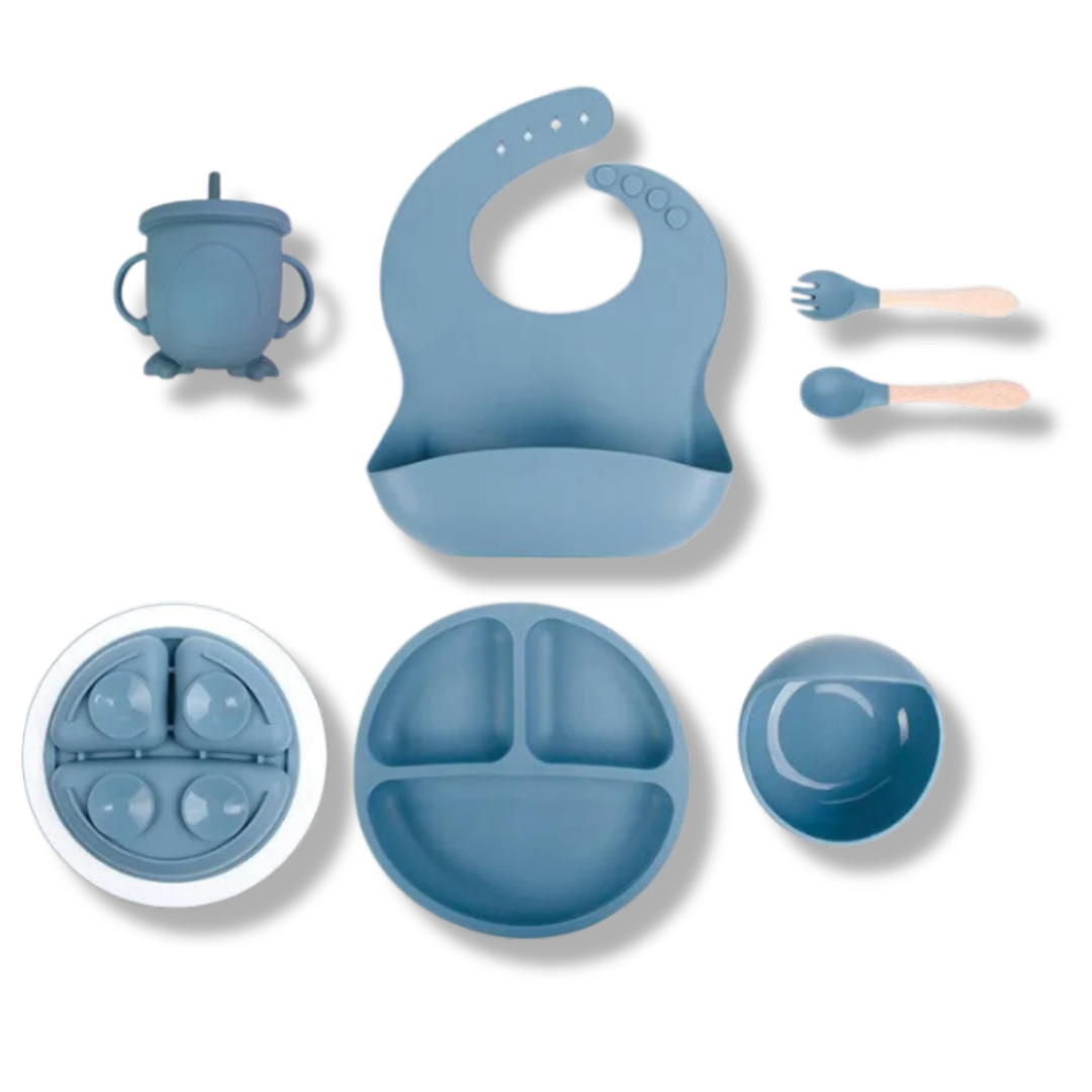 6 PCS Baby Meal Set - Silicone