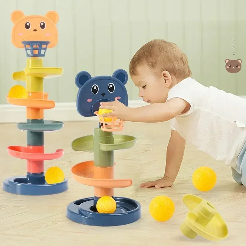 Baby Ball Drop & Rolling Tower Toy