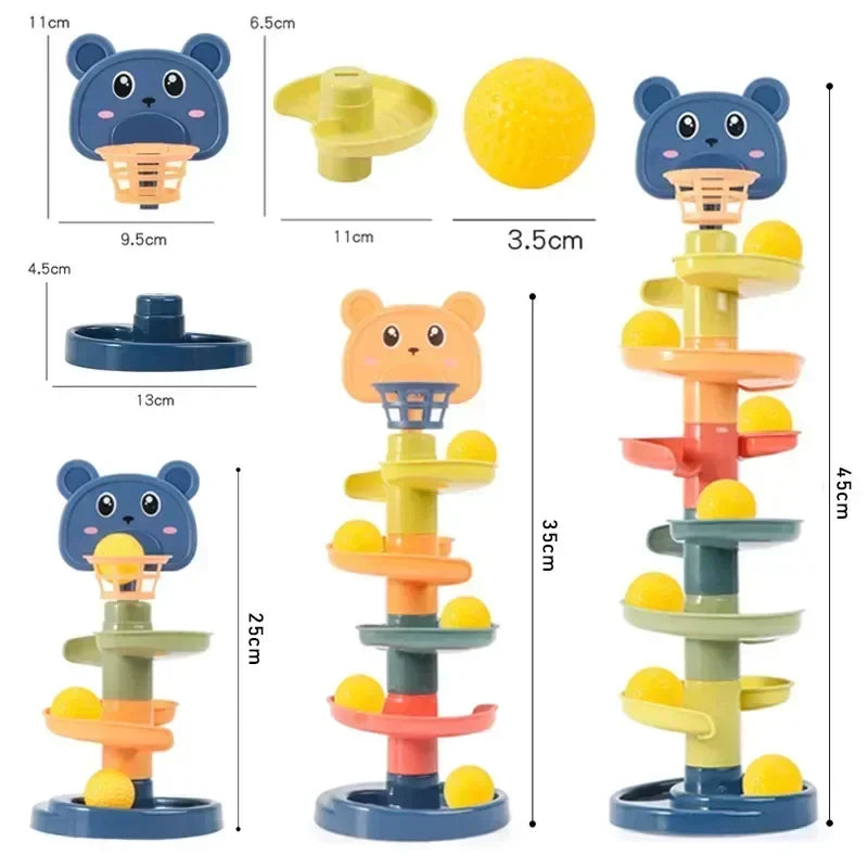 Baby Ball Drop & Rolling Tower Toy