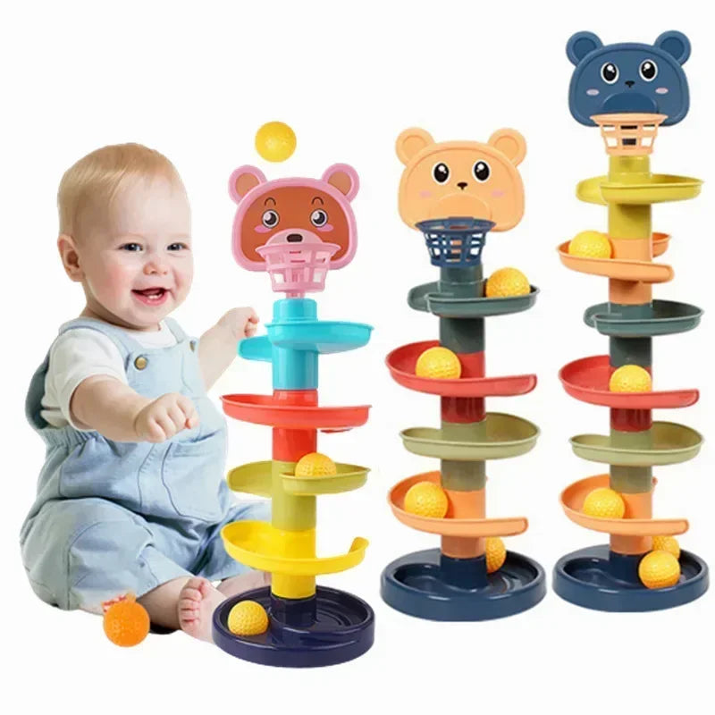 Baby Ball Drop & Rolling Tower Toy