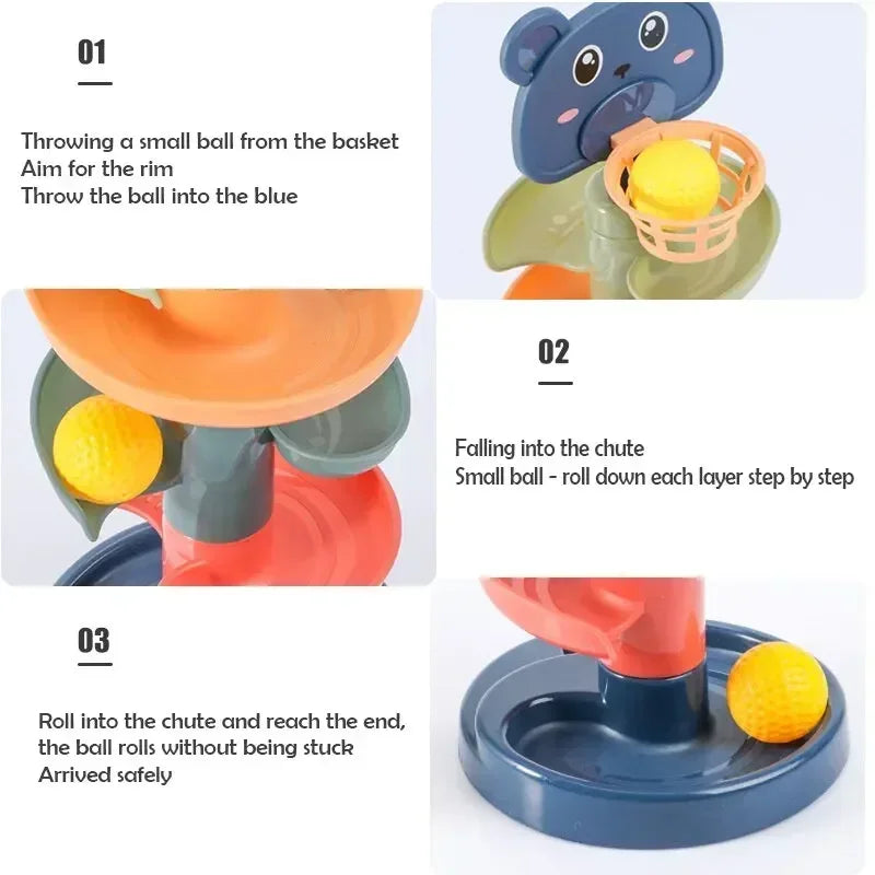 Baby Ball Drop & Rolling Tower Toy