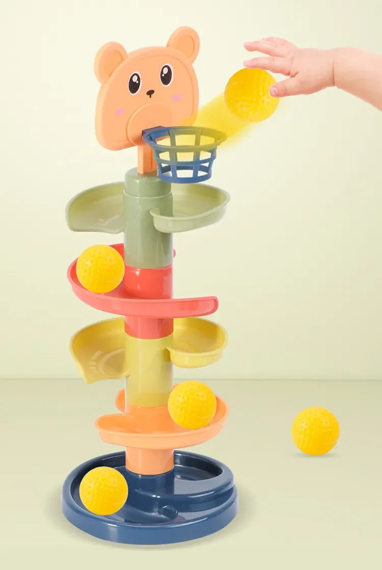 Baby Ball Drop & Rolling Tower Toy