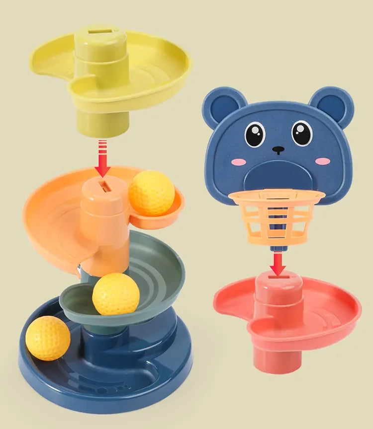 Baby Ball Drop & Rolling Tower Toy