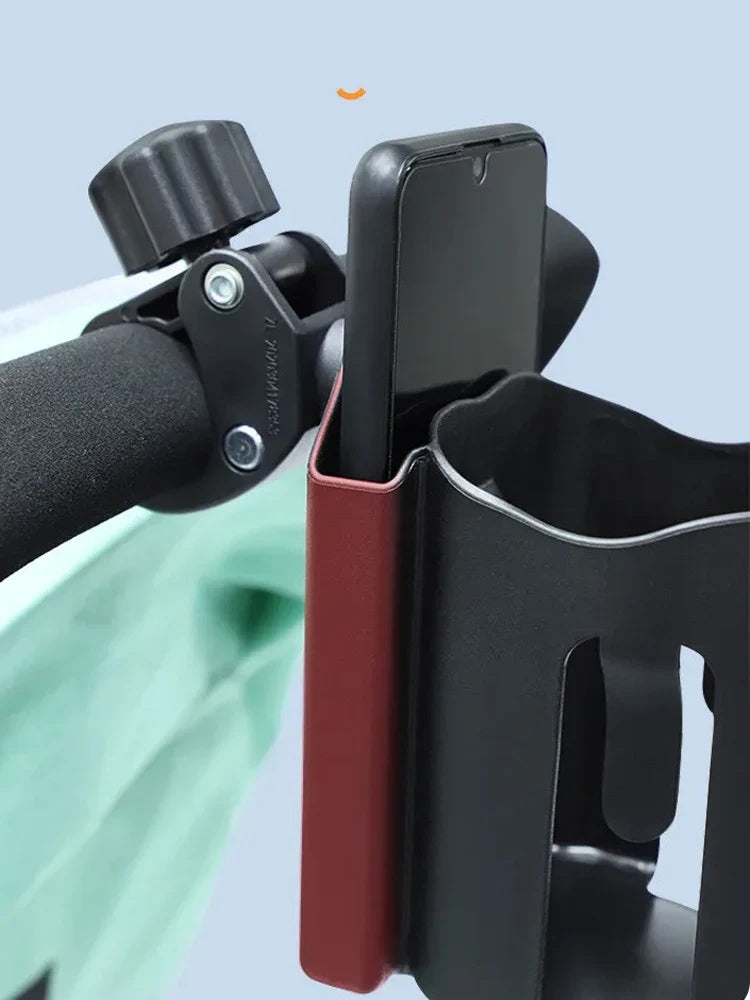Baby Stroller Cup Holder with Phone Mount