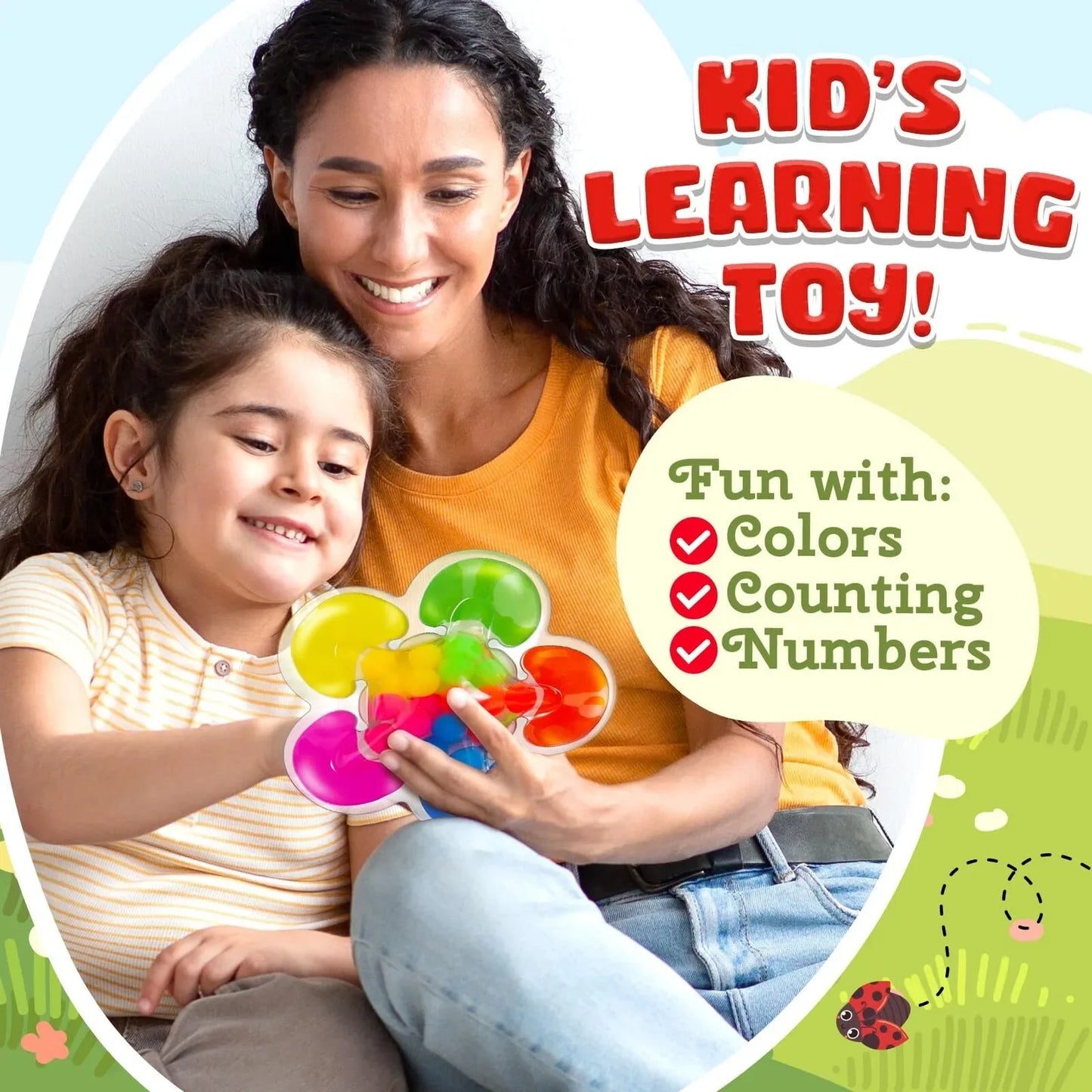 Colour Sorting Sensory Toy – Educational Matching Toy for Kids