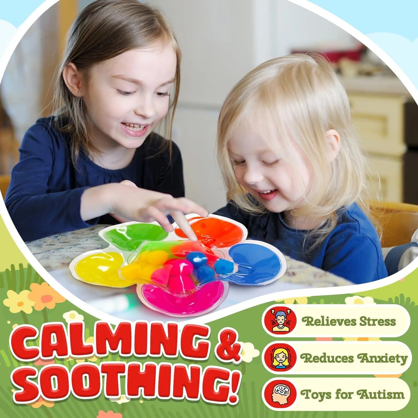 Colour Sorting Sensory Toy – Educational Matching Toy for Kids
