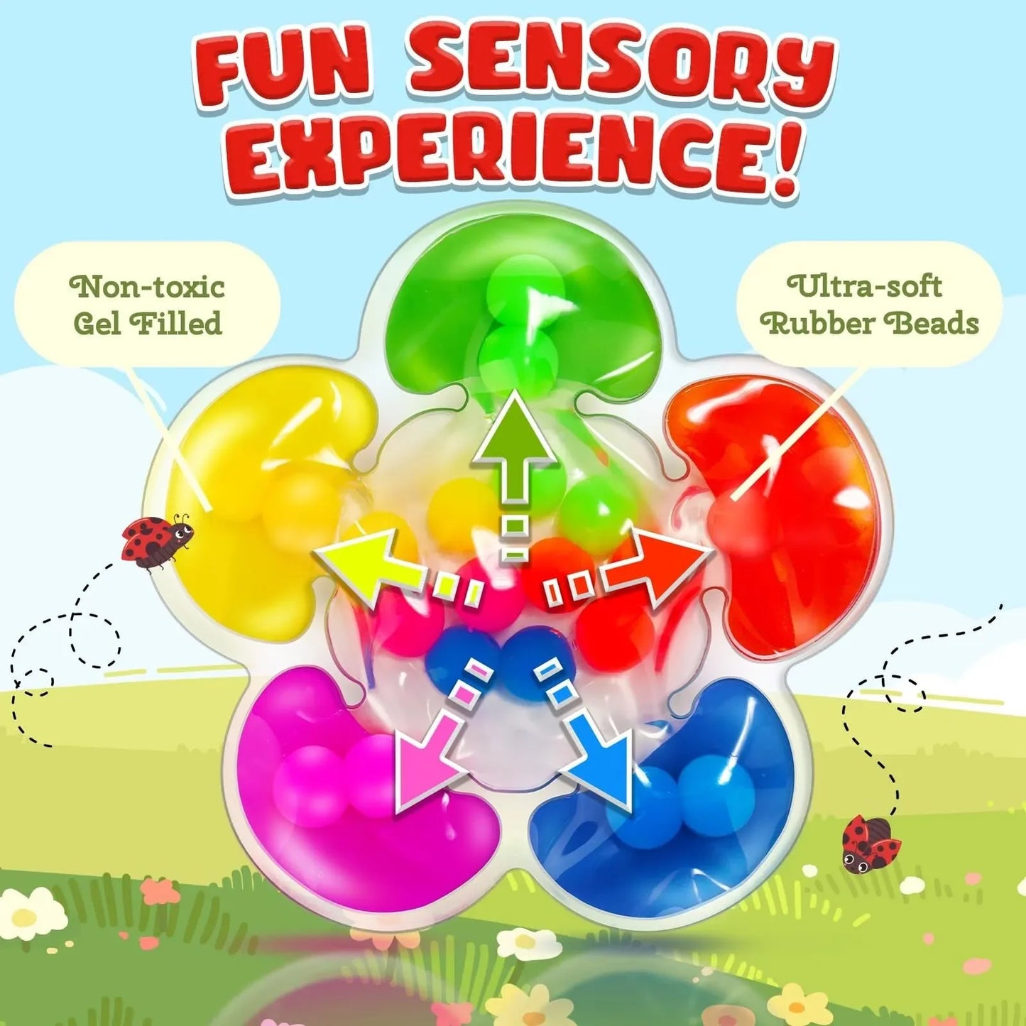 Colour Sorting Sensory Toy – Educational Matching Toy for Kids