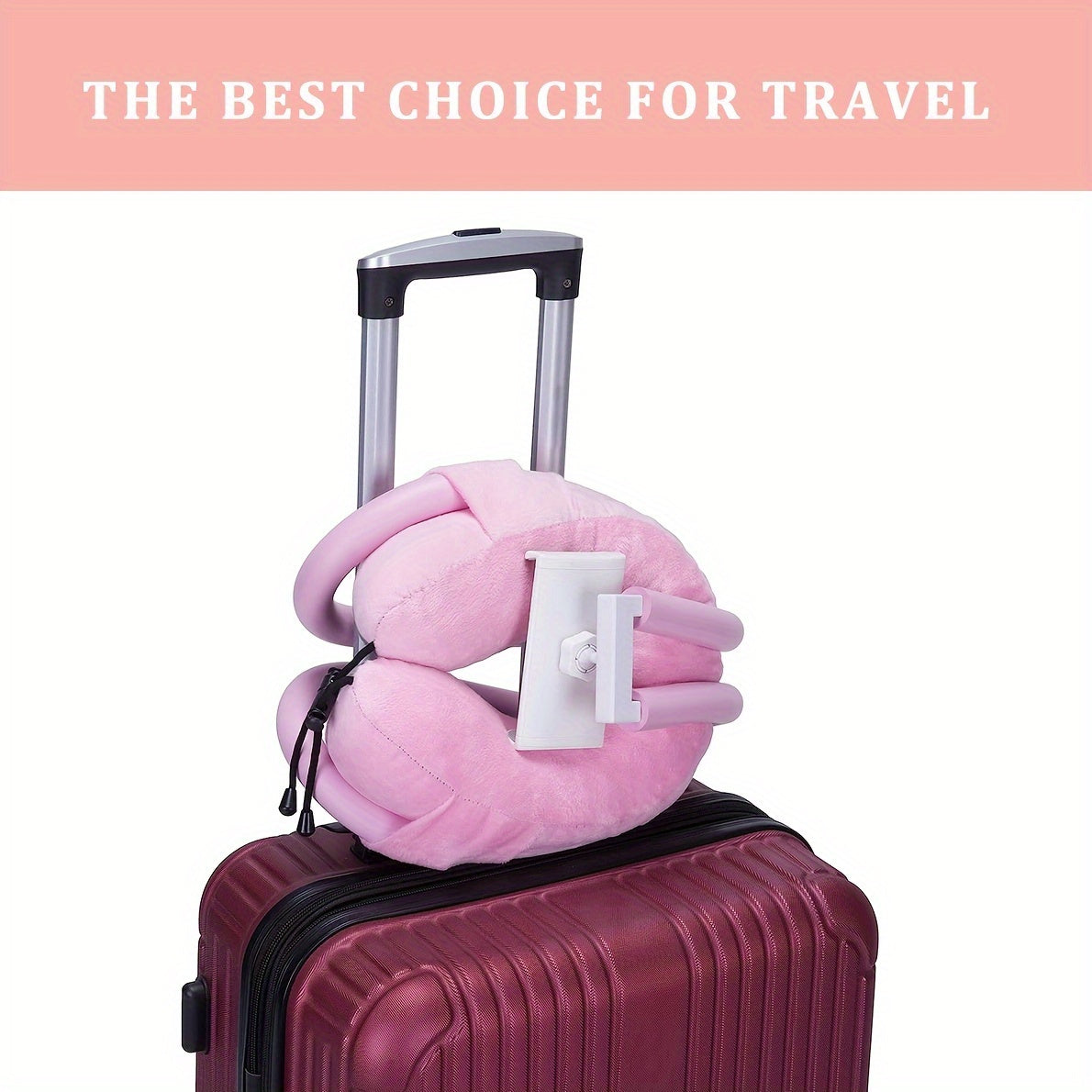 ReisLuxe Adjustable Neck Rest with Phone Holder - For Comfort and Convenience