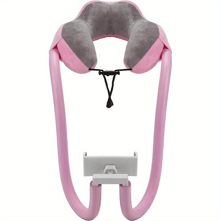 ReisLuxe Adjustable Neck Rest with Phone Holder - For Comfort and Convenience
