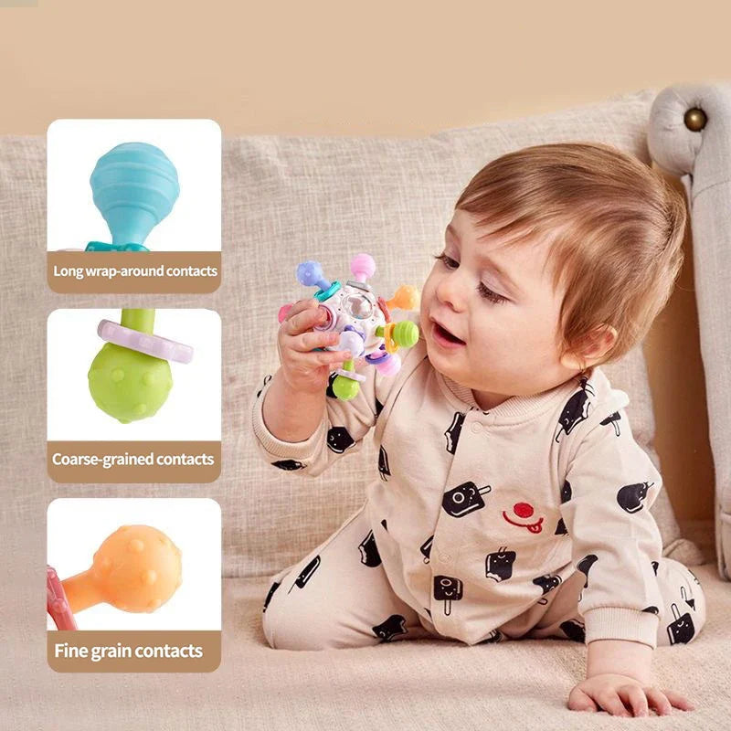 Rotating Rattle & Teether for Babies