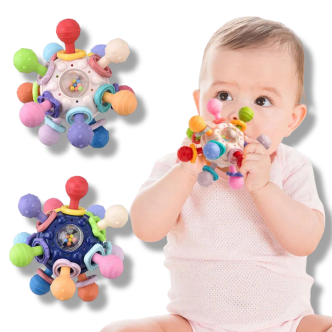 Rotating Rattle & Teether for Babies