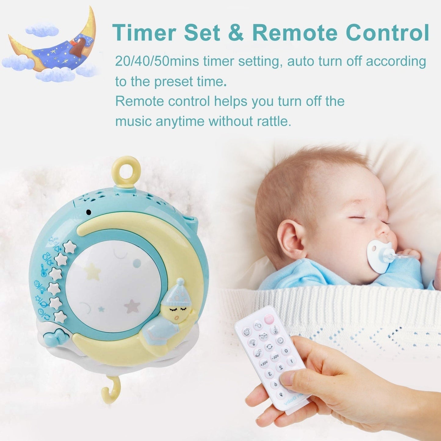 Soothing Baby Mobile – For a peaceful sleep