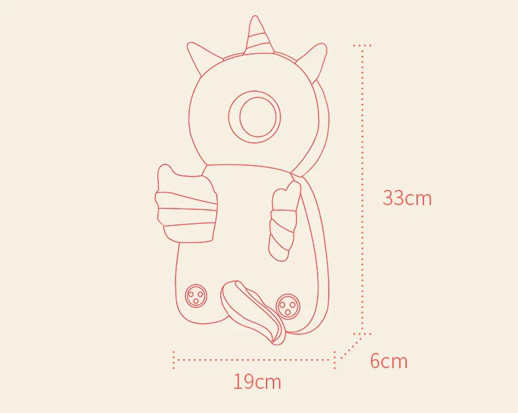 Ultra-Safety Baby Head Protector Pillow