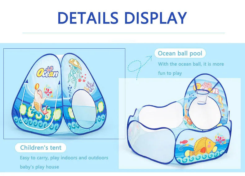 3 In 1 Children Ball Pool