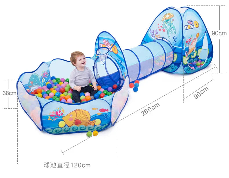 3 In 1 Children Ball Pool