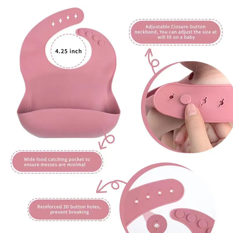 6 PCS Baby Meal Set - Silicone
