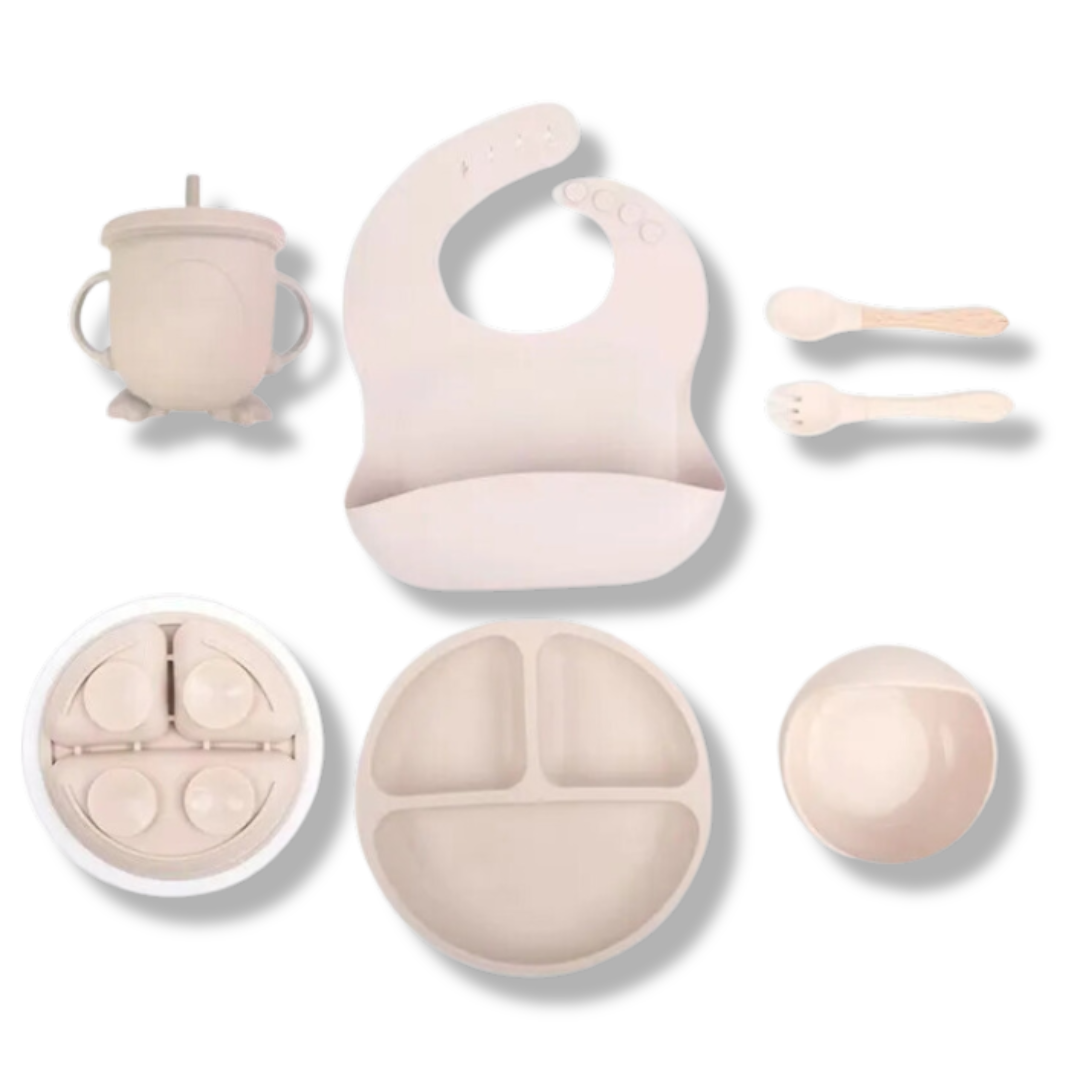 6 PCS Baby Meal Set - Silicone