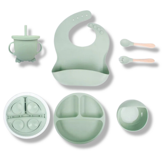 6 PCS Baby Meal Set - Silicone