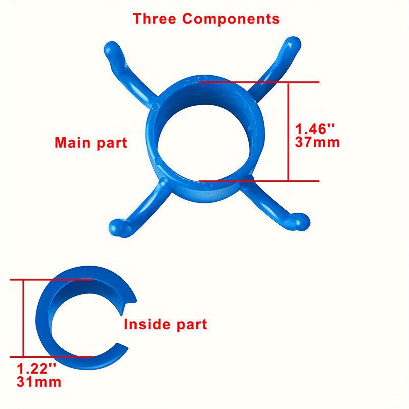 Adjustable Beach Umbrella Hook – Useful for Towels, Bags and Hats during your Outdoor Adventures