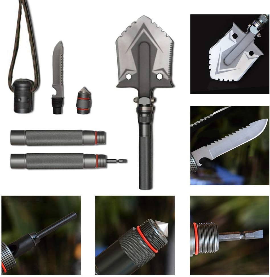 All-in-One Multifunctional Shovel – For adventurous outdoor activities