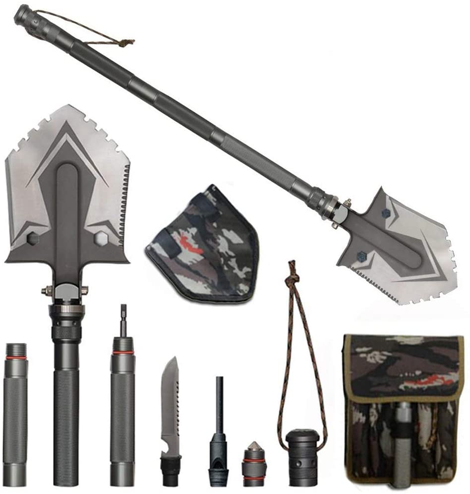 All-in-One Multifunctional Shovel – For adventurous outdoor activities