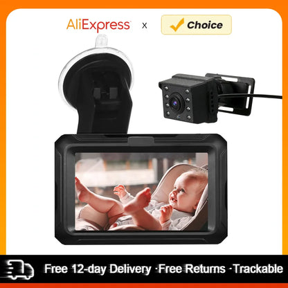 Baby Car Mirror with Camera – Baby Car Monitor