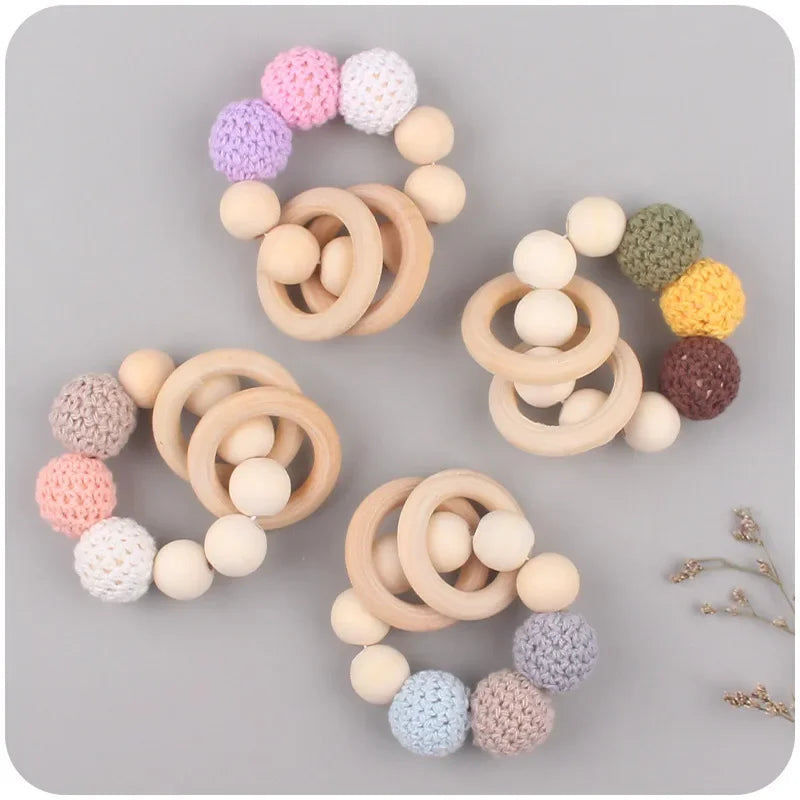 Baby Pacifier Clips & Teething Bracelet