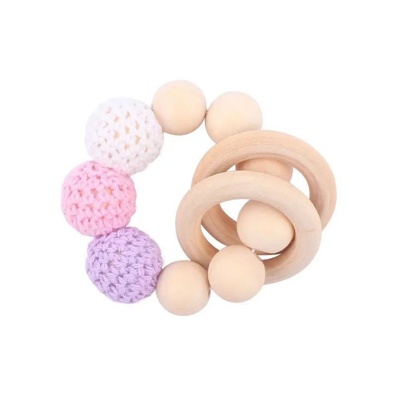 Baby Pacifier Clips & Teething Bracelet