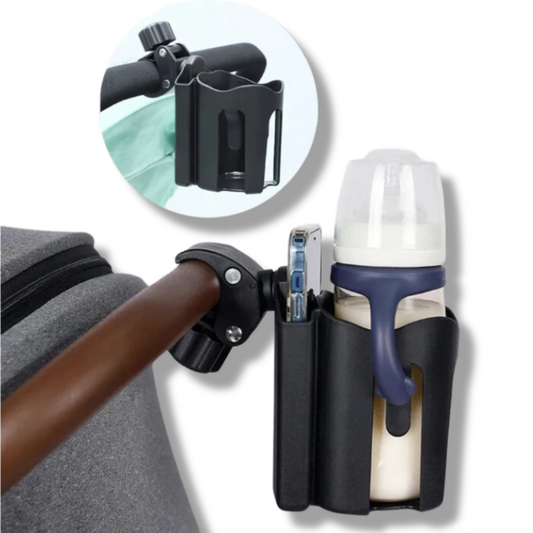 Baby Stroller Cup Holder with Phone Mount