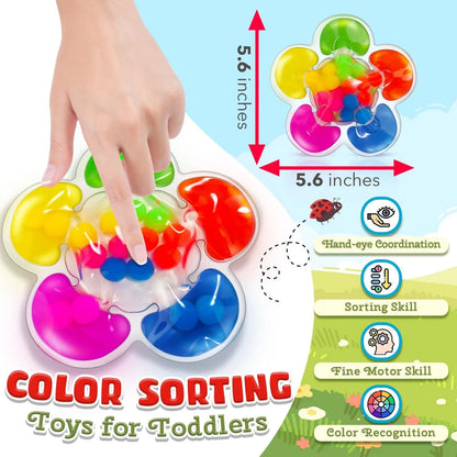 Colour Sorting Sensory Toy – Educational Matching Toy for Kids
