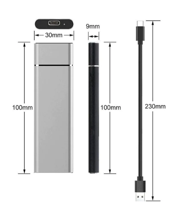 DataFlow External SSD - Super Fast and Water Resistant
