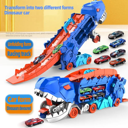 DinoRacer Playset - Transforming Dinosaur Racing Adventure