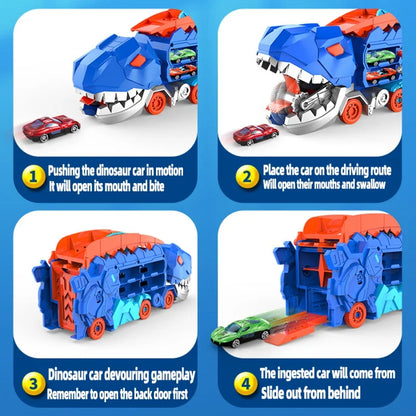 DinoRacer Playset - Transforming Dinosaur Racing Adventure