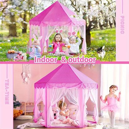 Dreamy Play Tent Castle - Magical Experience for Children with Lights