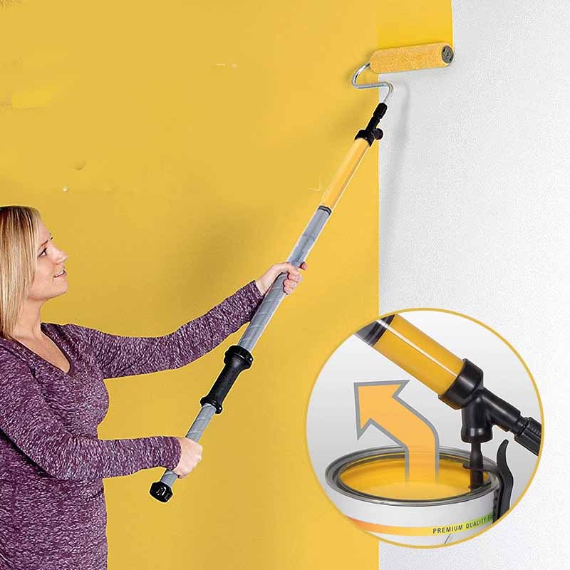 EasyRoll Paint Roller with Telescopic Handle - Easy and Efficient Painting