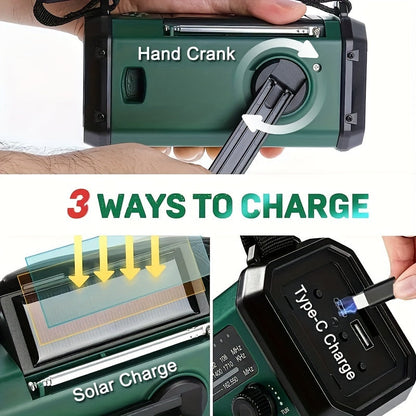 EcoPower Radiator - All-in-one emergency radio with flashlight and charger