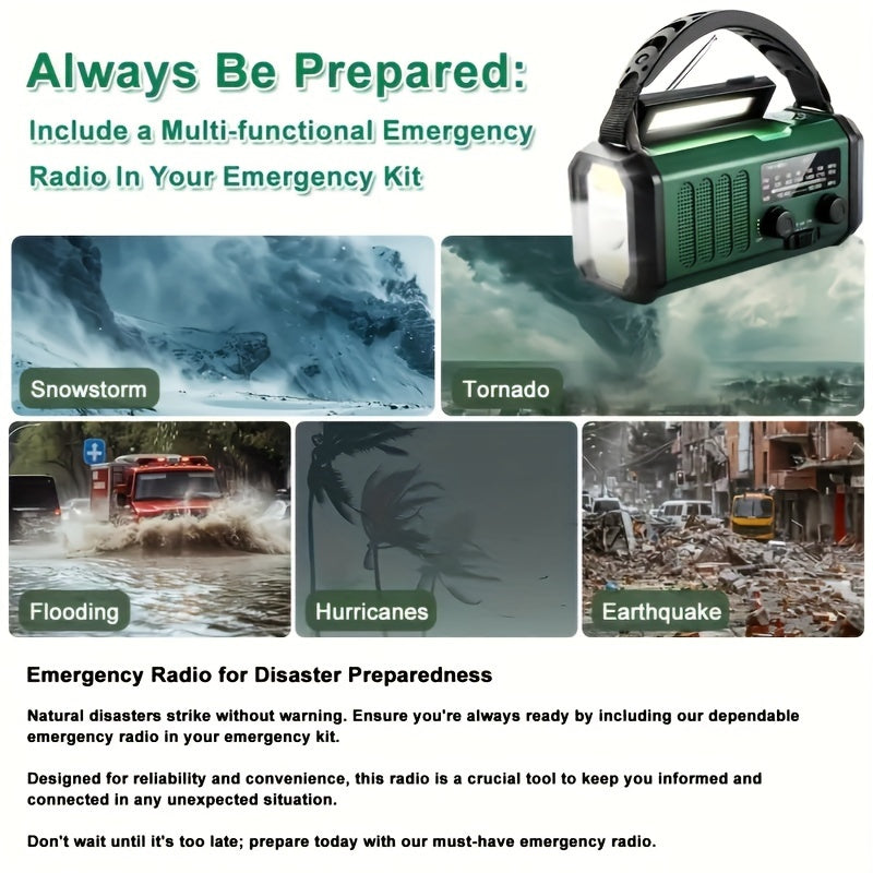 EcoPower Radiator - All-in-one emergency radio with flashlight and charger