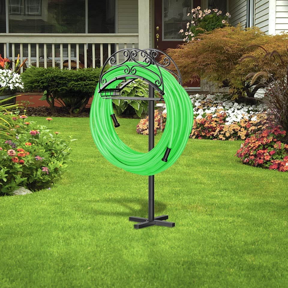 Garden Hose Holder, Heavy Duty Metal Water Hose Holder