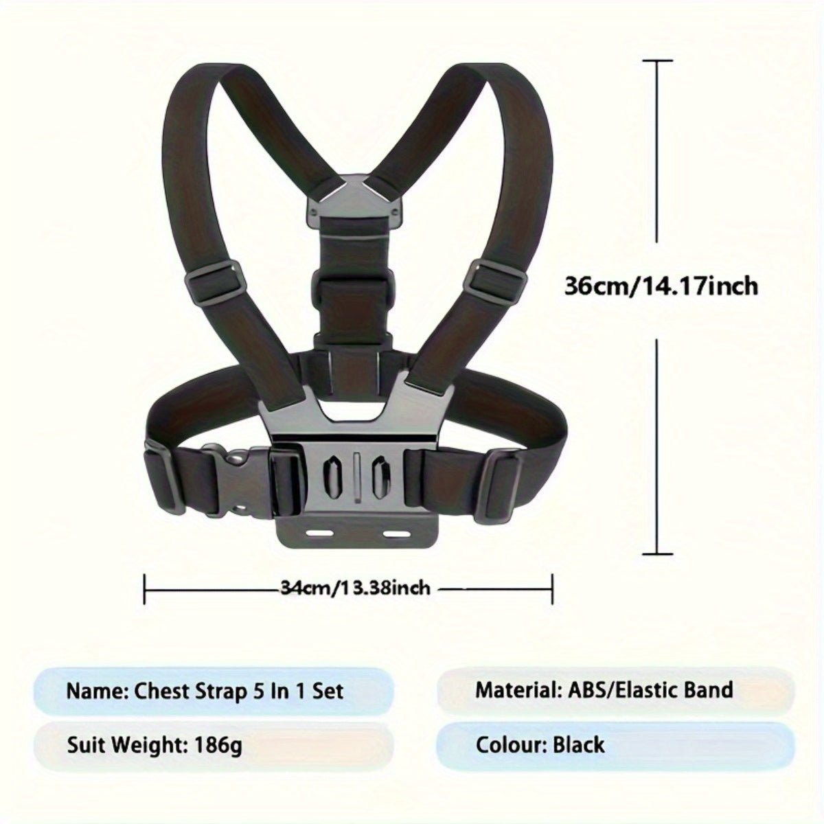 Hands-free Chest Strap - For Easy Filming and Photo Taking