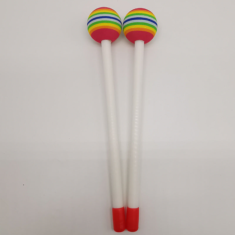Lollipop Drum Play Set - Colorful Musical Learning Maracas for Children