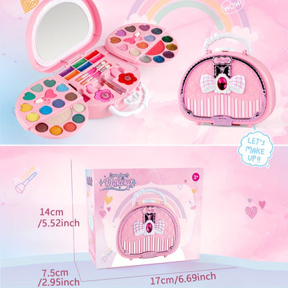 Makeup Set for Girls with Cosmetic Bag - Beautiful Gift for Your Little Princess