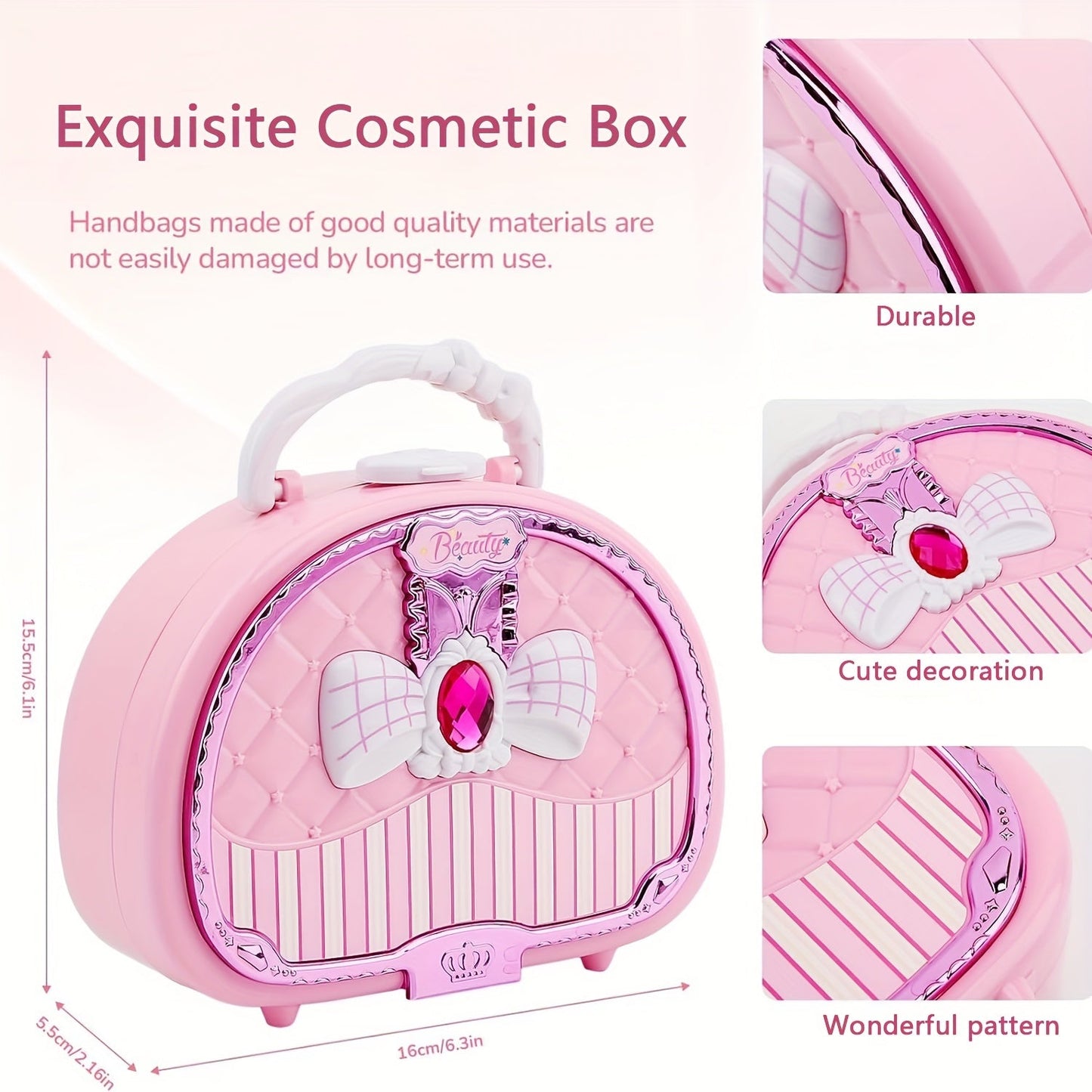 Makeup Set for Girls with Cosmetic Bag - Beautiful Gift for Your Little Princess