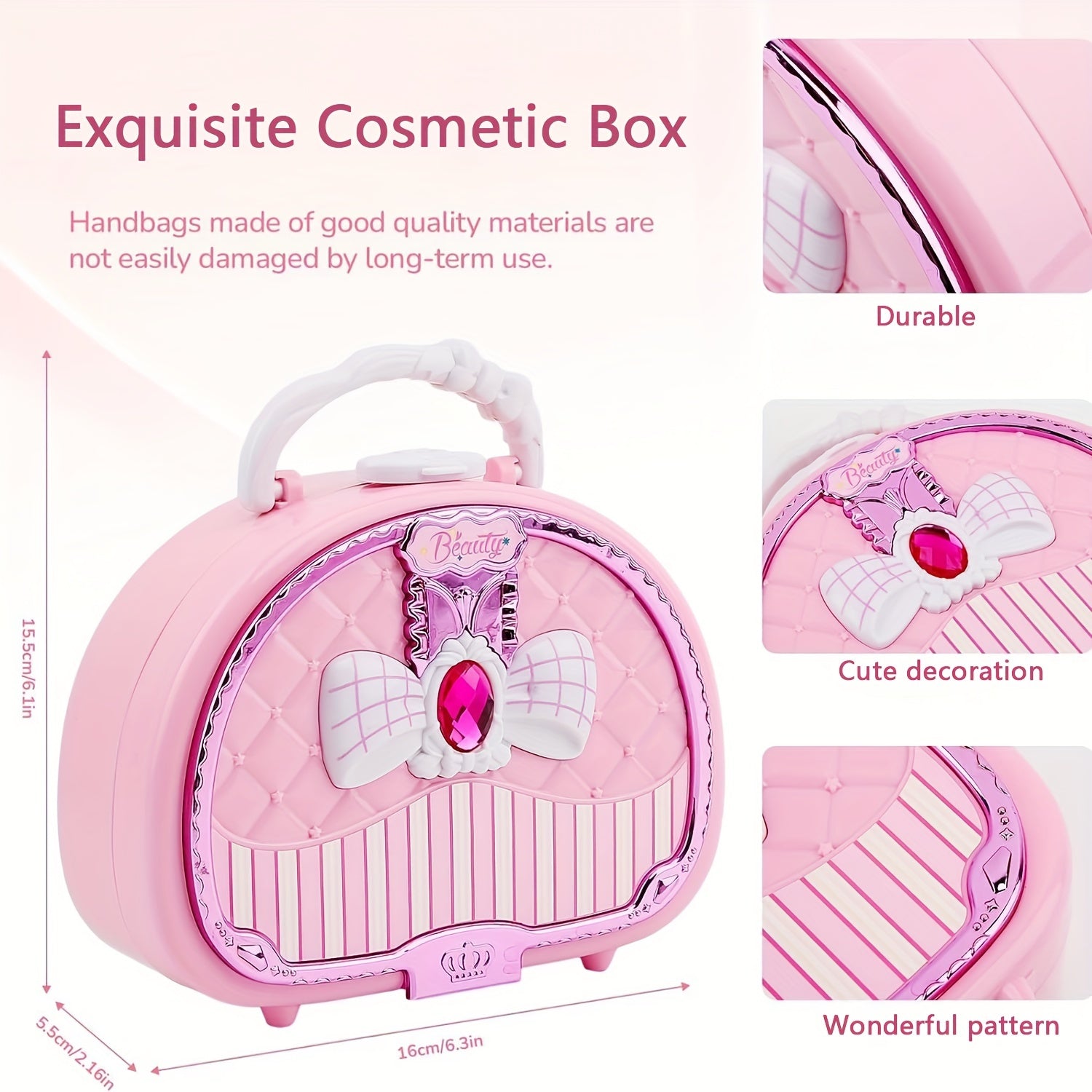 Makeup Set for Girls with Cosmetic Bag - Beautiful Gift for Your Little Princess