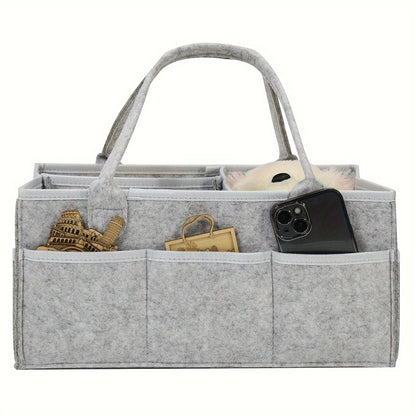 MamaOrganize Diaper Bag Storage Basket - Convenient and Stylish for Parents