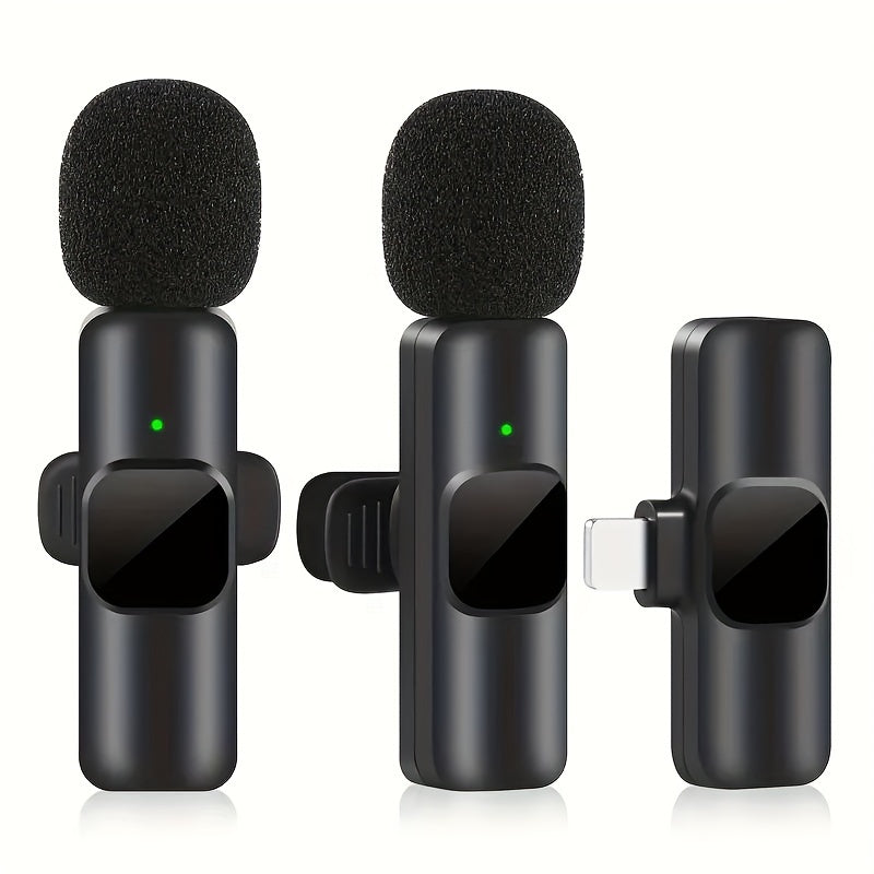 Professional Wireless Lavalier Microphone - Perfect for Video Recording and Live Streaming