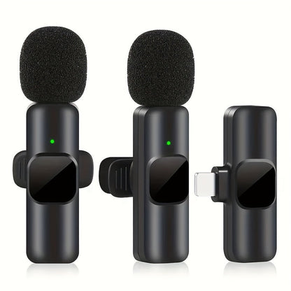 Professional Wireless Lavalier Microphone - Perfect for Video Recording and Live Streaming