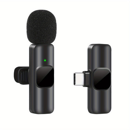 Professional Wireless Lavalier Microphone - Perfect for Video Recording and Live Streaming