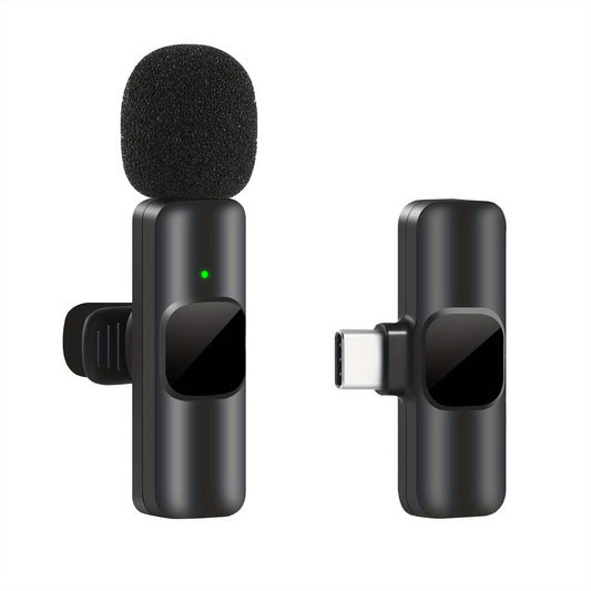 Professional Wireless Lavalier Microphone - Perfect for Video Recording and Live Streaming