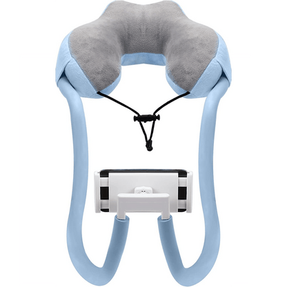 ReisLuxe Adjustable Neck Rest with Phone Holder - For Comfort and Convenience